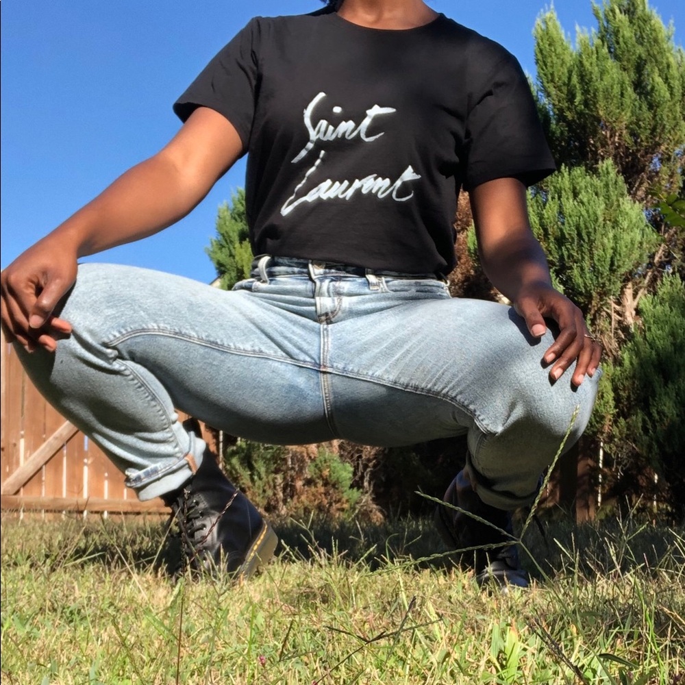 Authentic Yves Saint Laurent Signature Tee